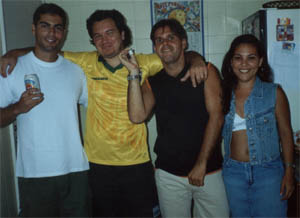Rodrigo, Freddy, Laerte e Natlia
