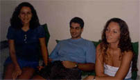 Sabrina, Rodrigão e Dani