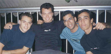 Ricardinho, Freddy, John e Fabiano