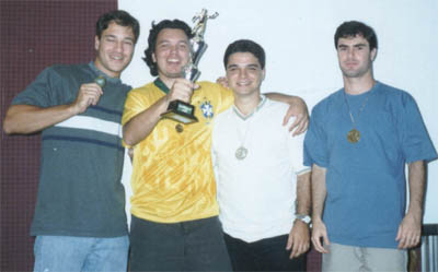 Marinho, Freddy, Leo e Bernardo