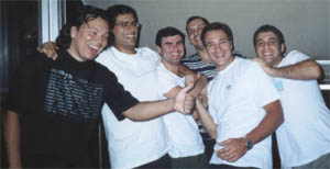 Freddy, John, Bernardo, Luiz, Marinho & Dudi